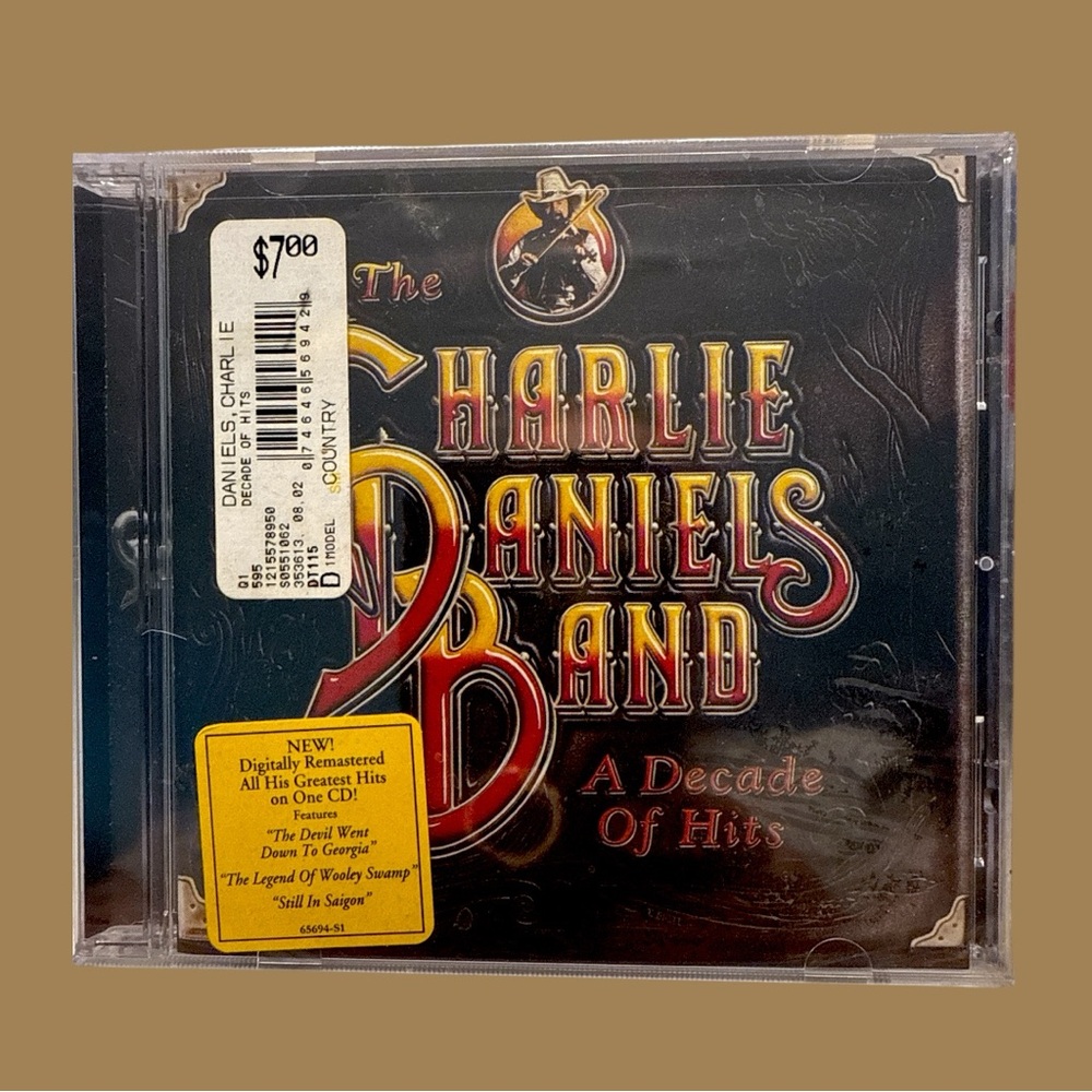 The Charlie Daniels Band CD - A Decade of Hits new sealed